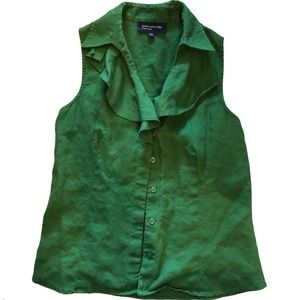 💚 Jones New York Linen Shirt